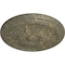 Ekena Millwork Vienna Ceiling Medallion (Fits Canopies up to 3 1/4"), 16 7/8"OD x 5/8"P, Witch Hazel Crackle CM17VIWHC - alternate 3